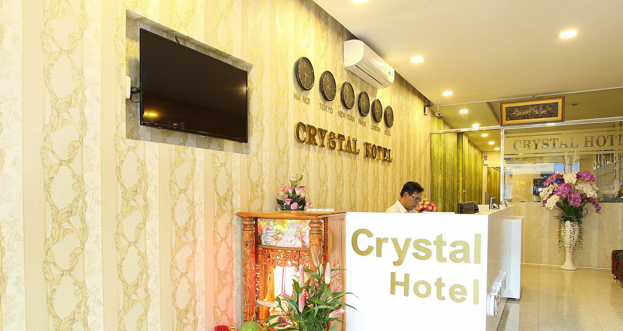 Saigon Crystal Hotel Ho Chi Minh-stad Buitenkant foto